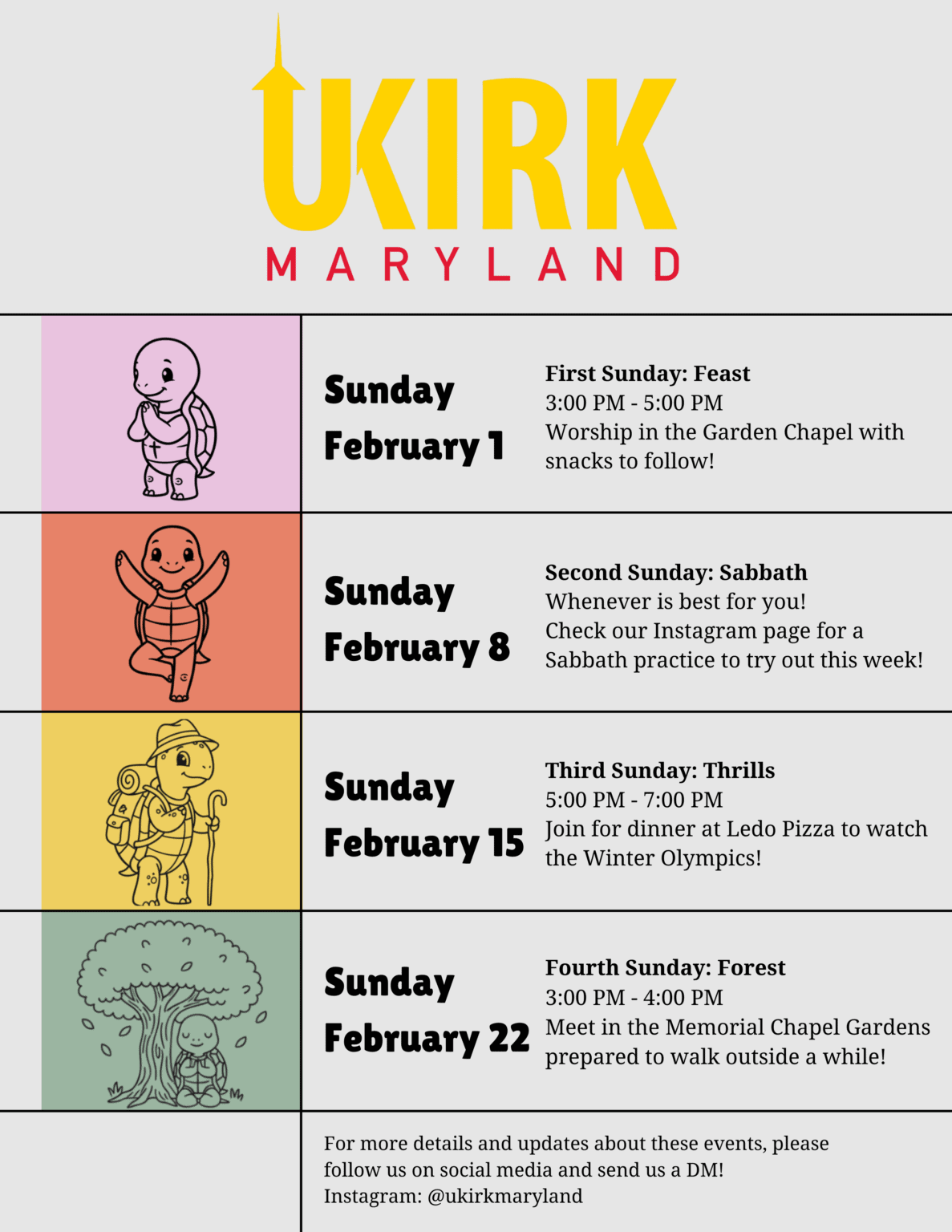UKirk - February Events - National Capital Pres