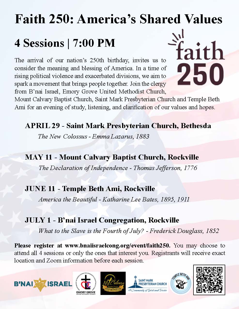Faith 250 Flyer for Partner Orgs 2026