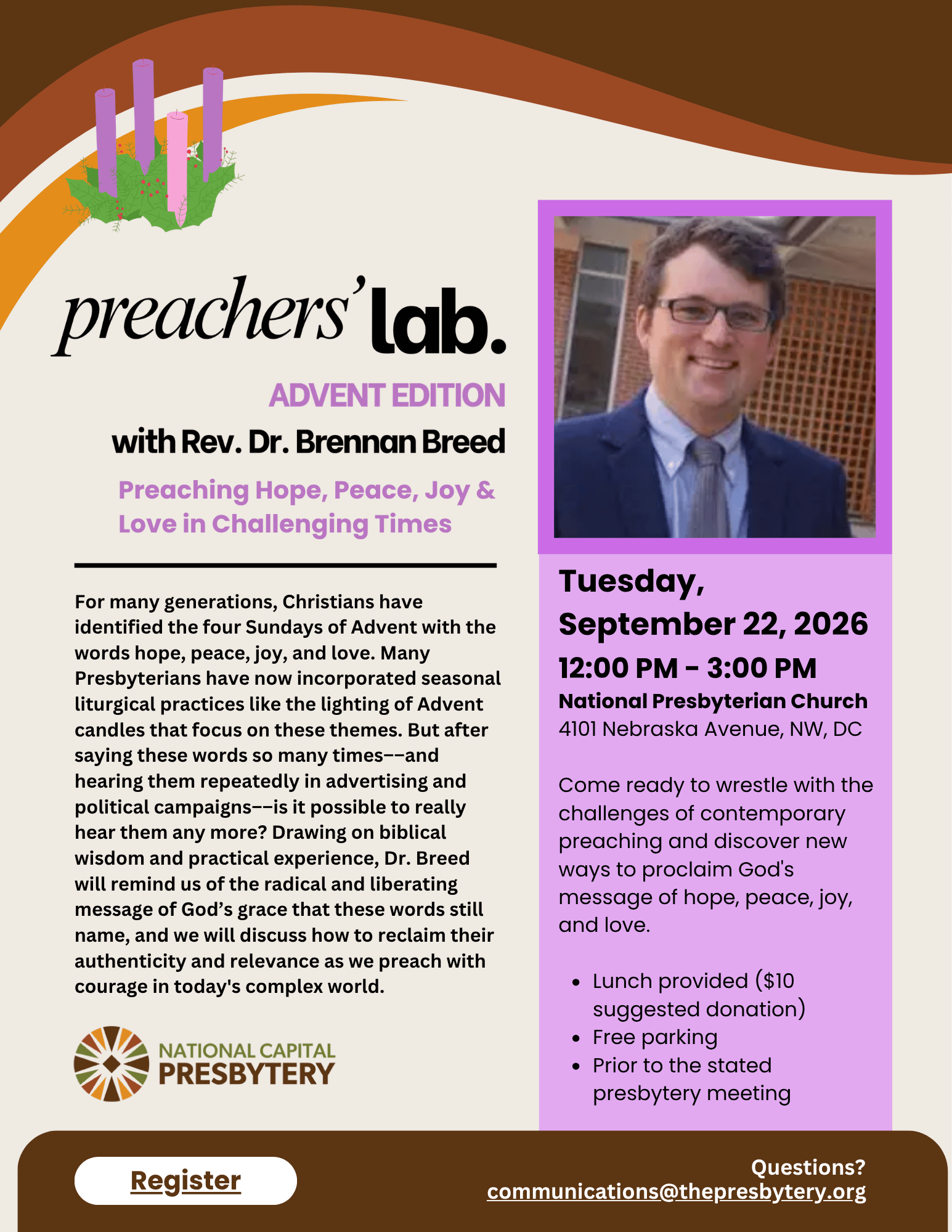 preachers lab flyer