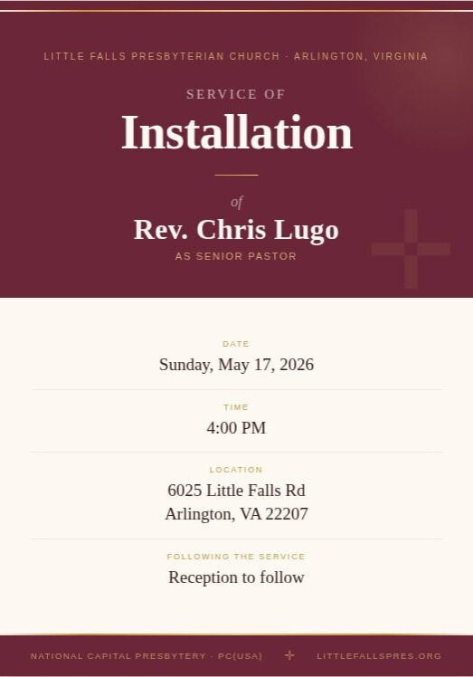 Chris Lugo Installation Invite
