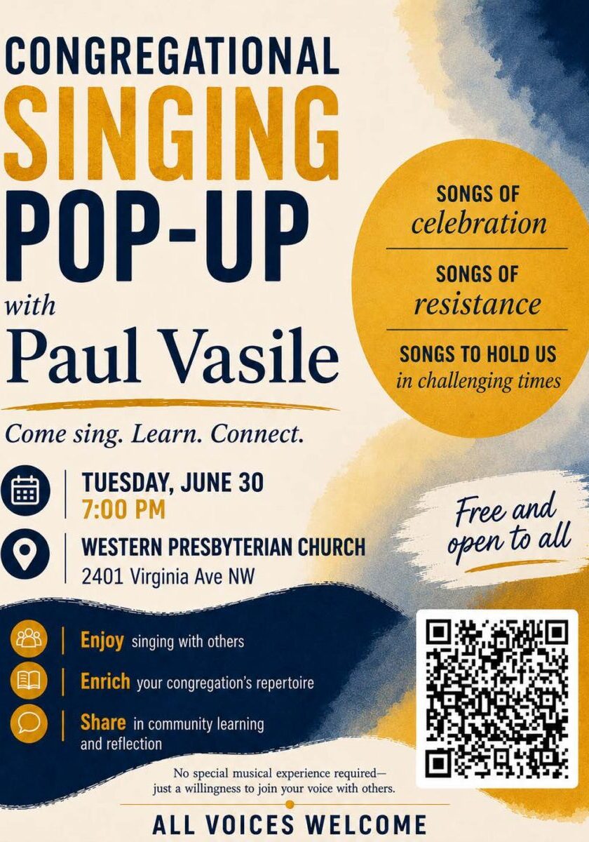 Congregational Singing Pop-Up (poster)