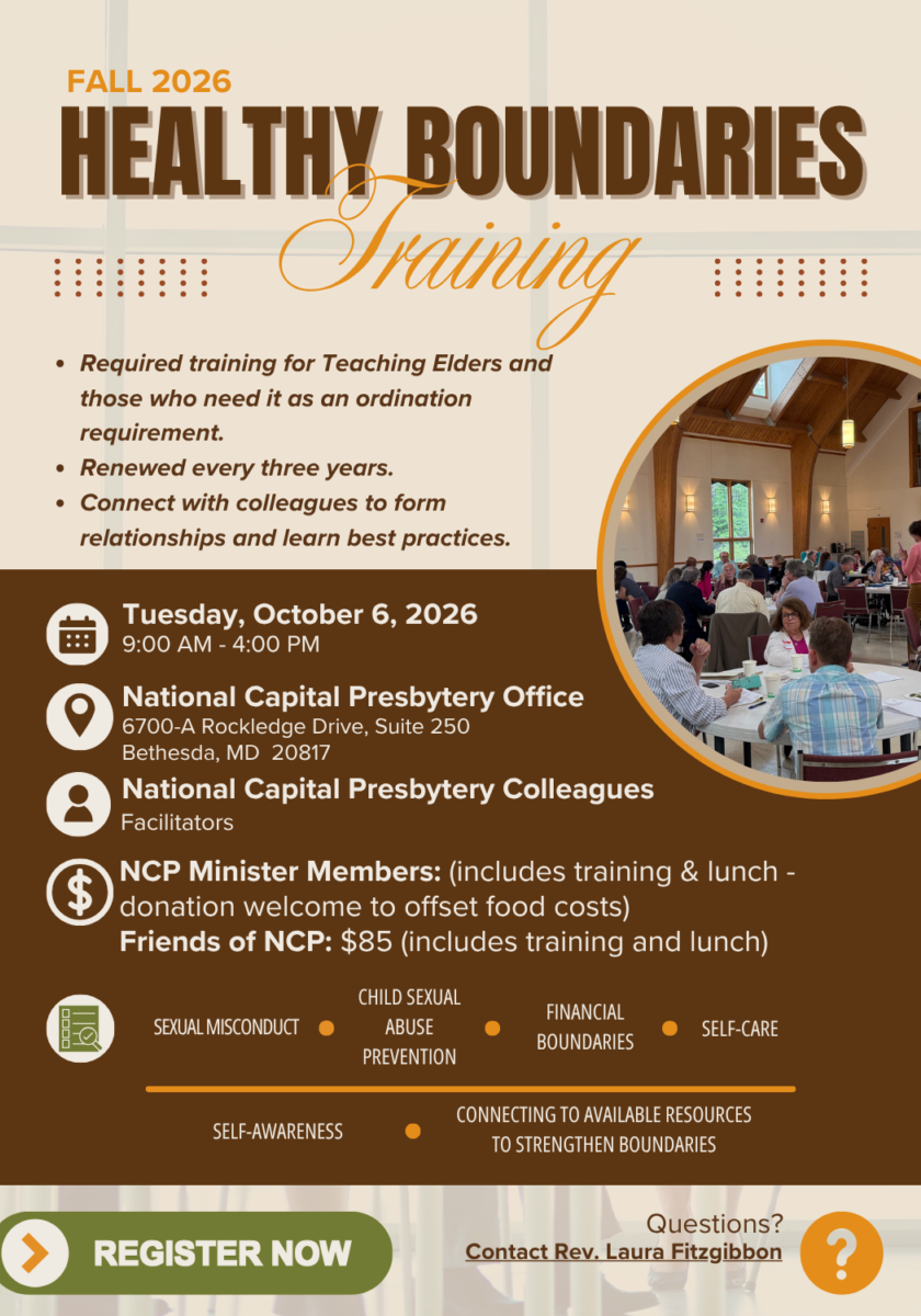 Fall 2026 Healthy Boundaries Training
