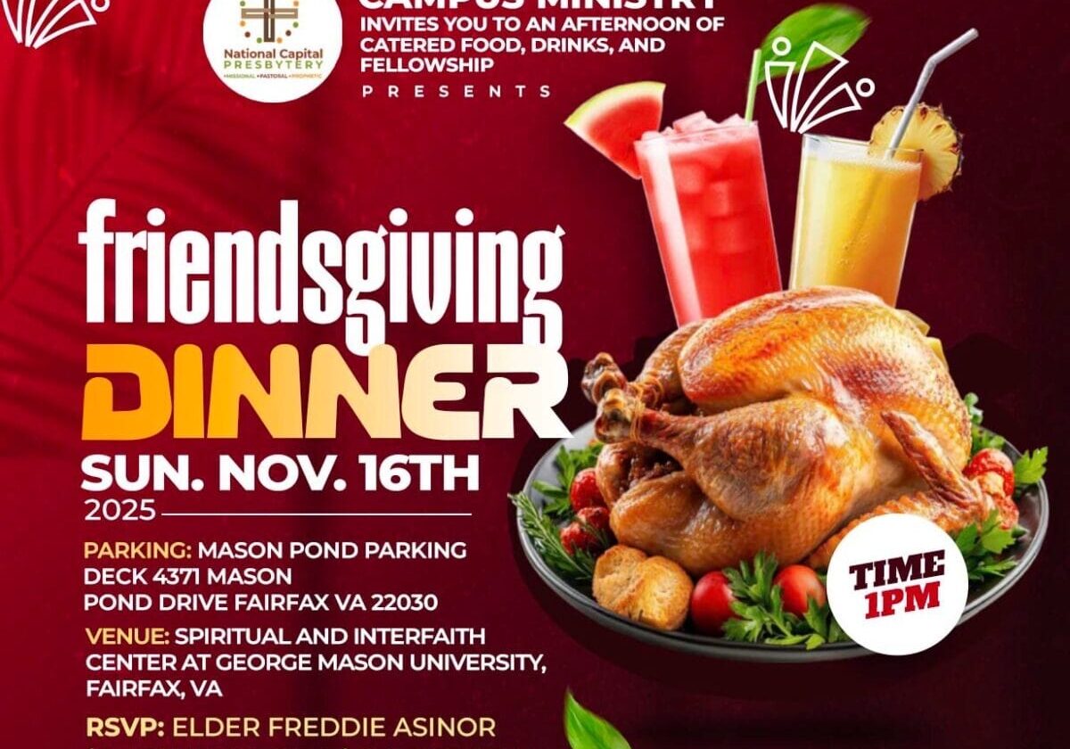 Friendsgiving DInner Campus Ministry George Mason