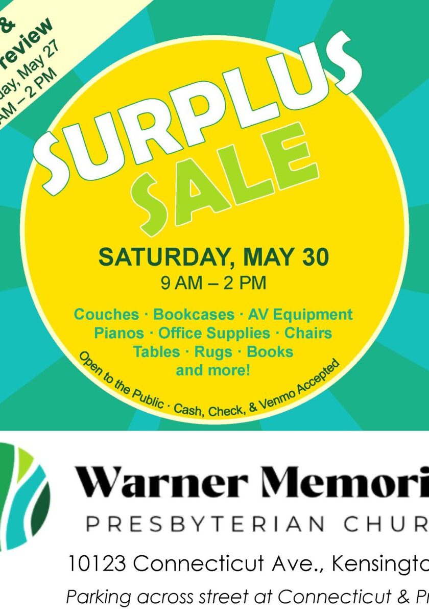 Warner Yard Sale Square - Preview Event