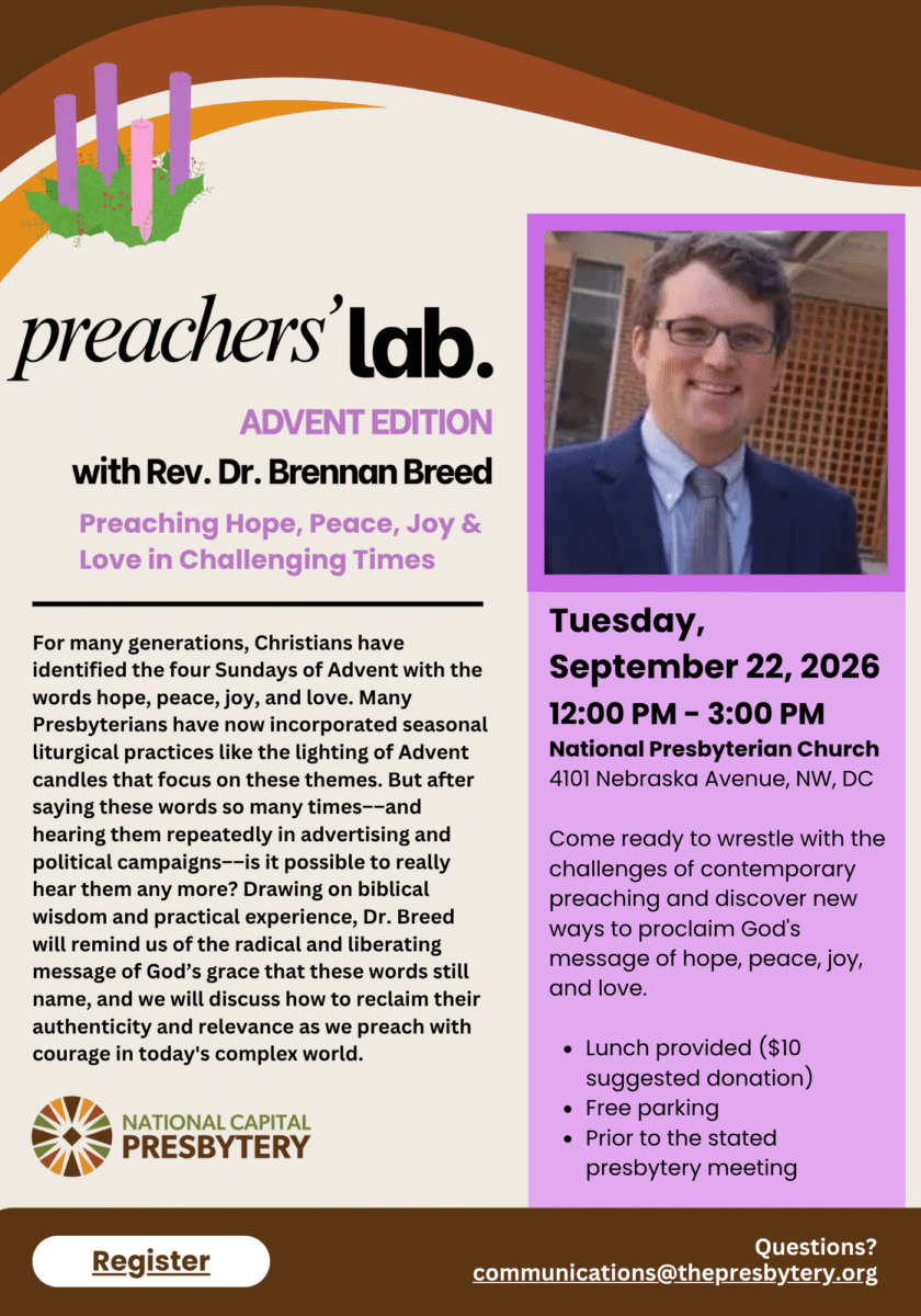 preachers lab flyer